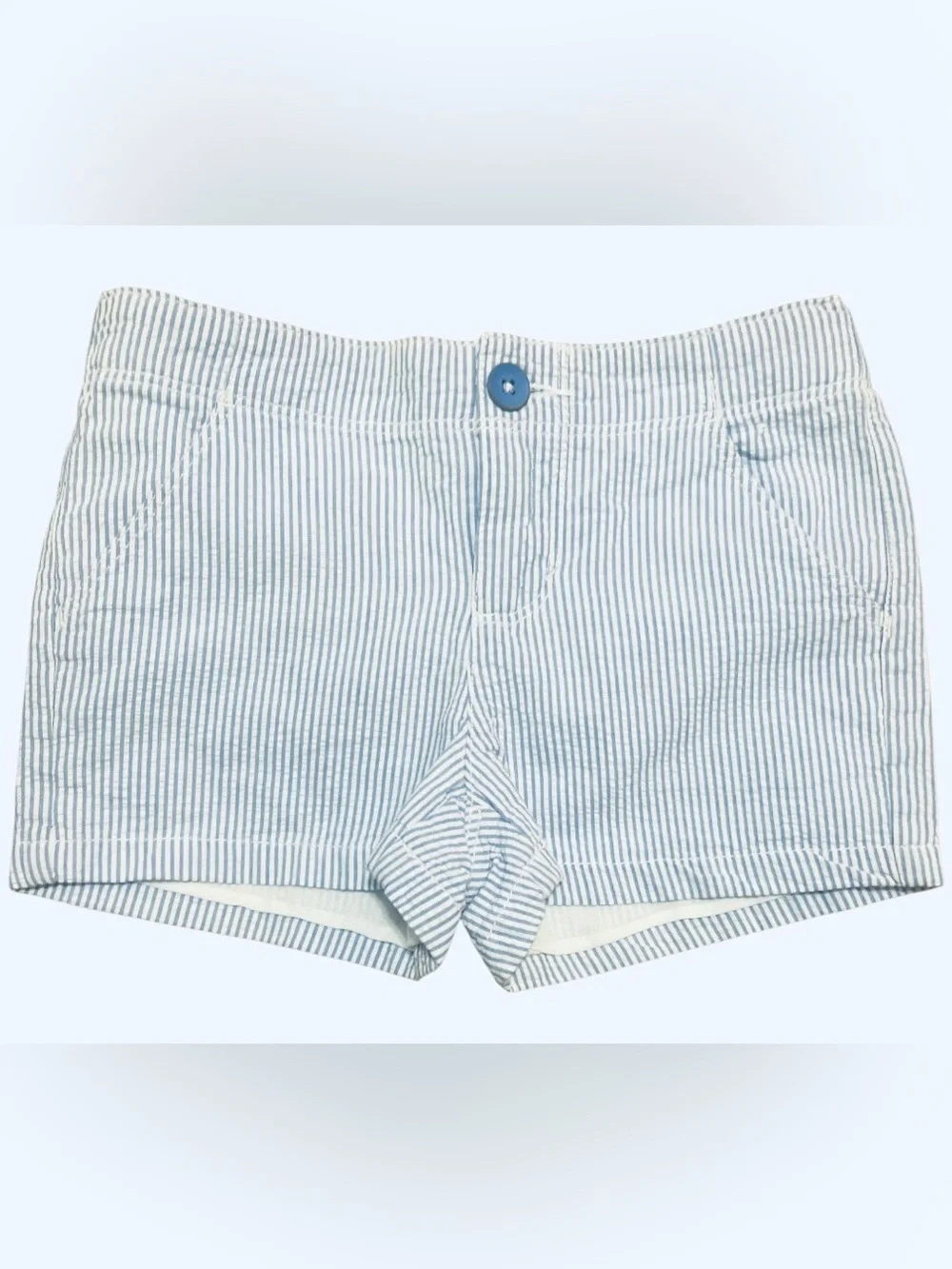 NWOT-Gymboree Blue and White Striped Shorts